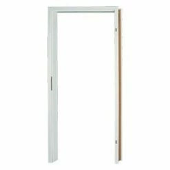 BAUHAUS GetaDoor Laminit Türzarge GL 223 735 X 1.985 Mm, Wandstärke: 145 Mm, DIN Anschlag: Rechts, Weiß Seidenmatt