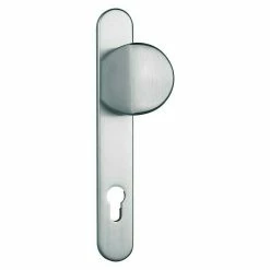 BAUHAUS Abus Schutzbeschlag SRG 92 N Schmalrahmen, Aluminium, Türstärke: 59 Mm - 65 Mm, Knopf Außen, Drücker Innen -Online-Shop Türzargen 12 1024