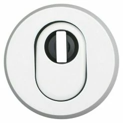 BAUHAUS Abus Sicherheitsrosette RHZS 415 Holztür, Weiß, Stärke Schild/ Rosette: 15 Mm