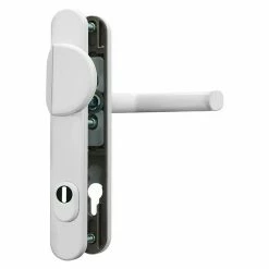 BAUHAUS Abus Schutzbeschlag SRG 92 N Schmalrahmen, Weiß, Geeignet Für: 7,5 - 12 Mm Zylinderüberstand, Knopf Außen, Drücker Innen