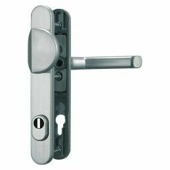 BAUHAUS Abus Schutzbeschlag SRG 92 N Schmalrahmen, Silber, Türstärke: 59 Mm - 69 Mm