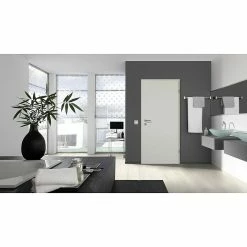 BAUHAUS GetaDoor Laminit Türzarge GL 222 735 X 1.985 Mm, Wandstärke: 145 Mm, DIN Anschlag: Rechts, Arctic Weiß -Online-Shop Türzargen 12 127