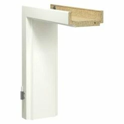 BAUHAUS GetaDoor Laminit Türzarge GL 222 985 X 1.985 Mm, Wandstärke: 145 Mm, DIN Anschlag: Links, Arctic Weiß