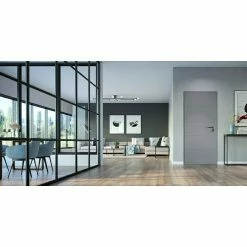 BAUHAUS GetaDoor Lamineo Türzarge GLN 747 860 X 1.985 Mm, Wandstärke: 145 Mm, DIN Anschlag: Links, Staubgrau -Online-Shop Türzargen 12 203