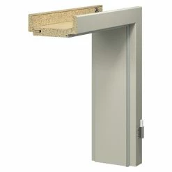 BAUHAUS GetaDoor Lamineo Türzarge GLN 440 735 X 1.985 Mm, Wandstärke: 125 Mm, DIN Anschlag: Rechts, Seidengrau