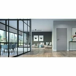 BAUHAUS GetaDoor Lamineo Türzarge GLN 747 860 X 1.985 Mm, Wandstärke: 145 Mm, DIN Anschlag: Rechts, Staubgrau -Online-Shop Türzargen 12 221