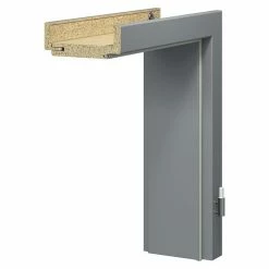 BAUHAUS GetaDoor Lamineo Türzarge GLN 747 735 X 1.985 Mm, Wandstärke: 125 Mm, DIN Anschlag: Rechts, Staubgrau