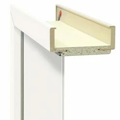 BAUHAUS Türzarge Monari 860 X 1.985 Mm, Wandstärke: 160 Mm, DIN Anschlag: Links, Uni Weiß