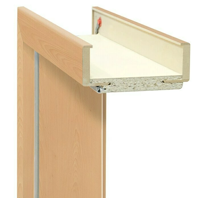 BAUHAUS Türzarge 735 X 1.985 Mm, Wandstärke: 95 Mm, DIN Anschlag: Links, Buche 1 BAUHAUS Türzarge 735 X 1.985 Mm, Wandstärke: 95 Mm, DIN Anschlag: Links, Buche