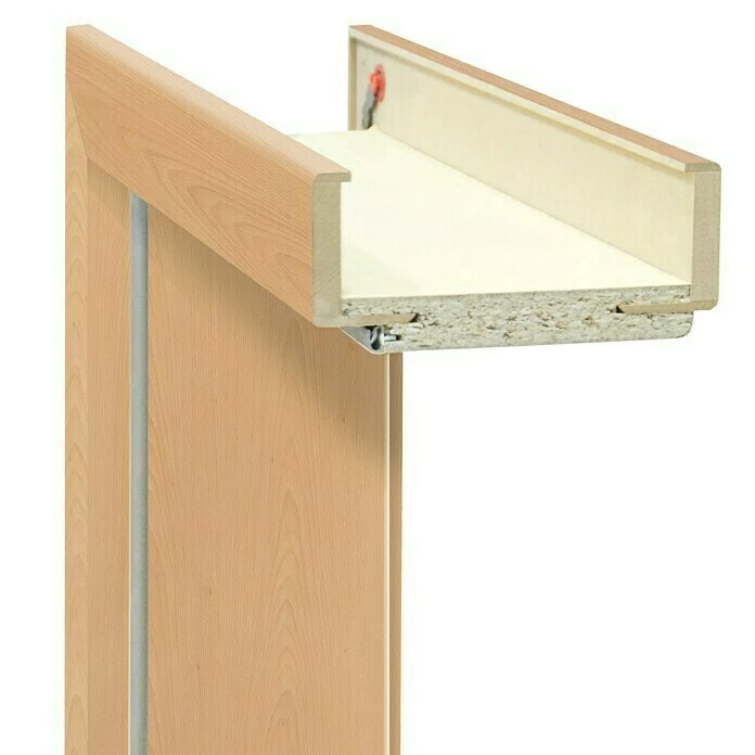 BAUHAUS Türzarge 610 X 1.985 Mm, Wandstärke: 120 Mm, DIN Anschlag: Rechts, Buche 1 BAUHAUS Türzarge 610 X 1.985 Mm, Wandstärke: 120 Mm, DIN Anschlag: Rechts, Buche