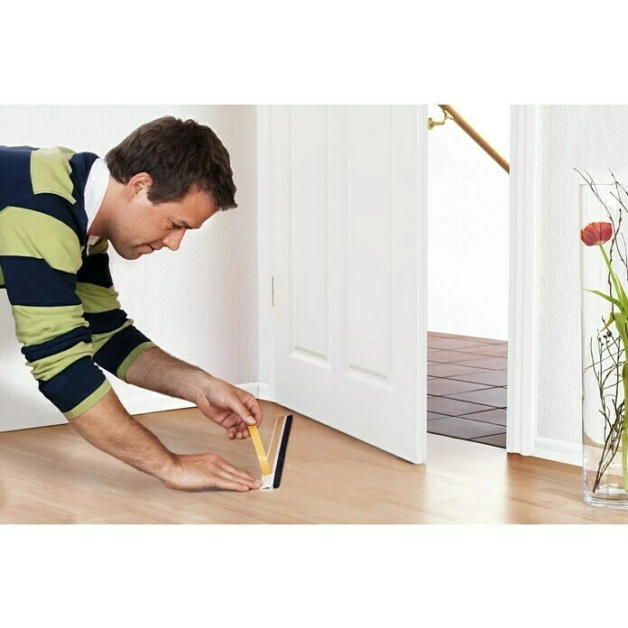 BAUHAUS Tesa MOLL Türdichtschiene Standard Transparent, 1 M X 37 Mm, Geeignet Für: Spaltenbreiten Bis 12 Mm 3 BAUHAUS Tesa MOLL Türdichtschiene Standard Transparent, 1 M X 37 Mm, Geeignet Für: Spaltenbreiten Bis 12 Mm – Bild 3