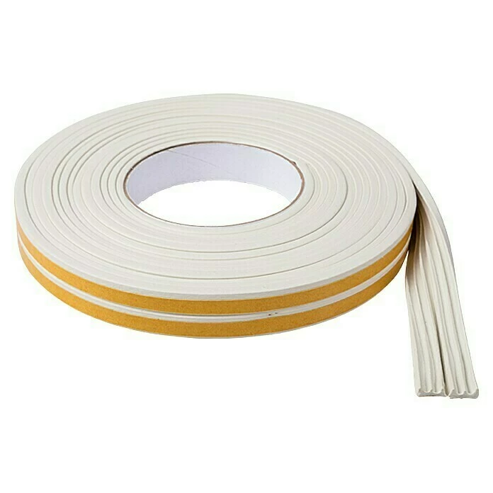 BAUHAUS KÄLTESTOPP E-Rillenprofildichtung Weiß, 10 M X 9 Mm X 4 Mm, Spaltenbreiten 1 - 3,5 Mm 2 BAUHAUS KÄLTESTOPP E-Rillenprofildichtung Weiß, 10 M X 9 Mm X 4 Mm, Spaltenbreiten 1 - 3,5 Mm – Bild 2