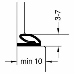 BAUHAUS Primo Universaldichtung Densa 37 Weiß, 6 M, Passend Für: Spaltenbreite 3 – 7 Mm 7 BAUHAUS Primo Universaldichtung Densa 37 Weiß, 6 M, Passend Für: Spaltenbreite 3 – 7 Mm -Online-Shop Türzargen 12 386