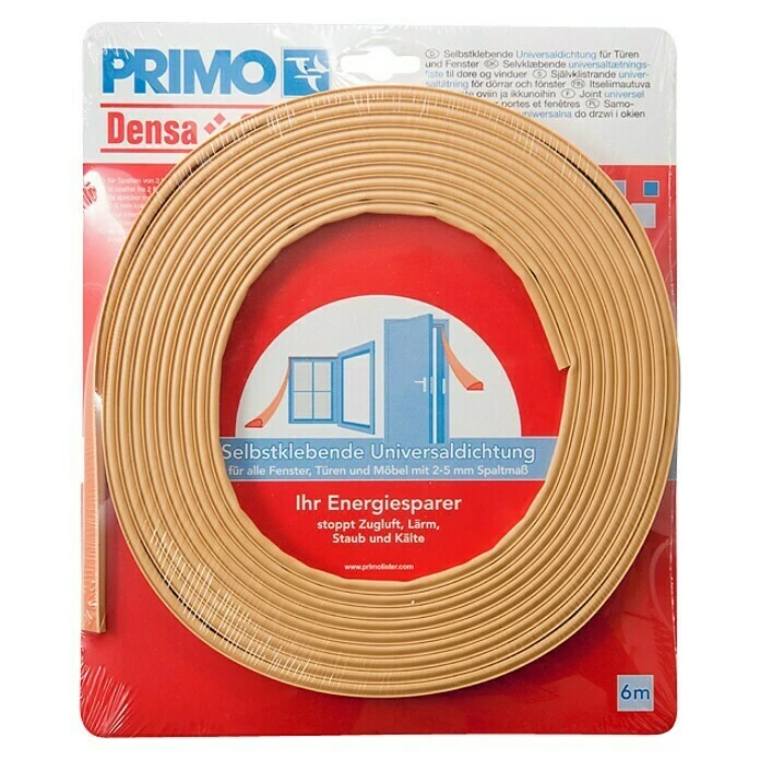 BAUHAUS Primo Universaldichtung Densa 25 Beige, 6 M, Passend Für: Spaltenbreite 2 – 5 Mm 1 BAUHAUS Primo Universaldichtung Densa 25 Beige, 6 M, Passend Für: Spaltenbreite 2 – 5 Mm