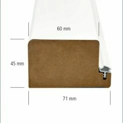 BAUHAUS Kilsgaard Blockzarge 985 X 1.985 Mm, DIN Anschlag: Links/Rechts, Weiß -Online-Shop Türzargen 12 43