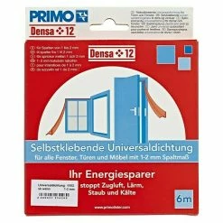BAUHAUS Primo Universaldichtung Densa 12 Weiß, 6 M, Passend Für: Spaltenbreite 1 – 2 Mm
