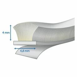 BAUHAUS Valcomp By Mantion Bürstendichtung Grau, 11 M X 4,8 Mm X 4 Mm, Geeignet Für: Schiebetüren -Online-Shop Türzargen 12 494