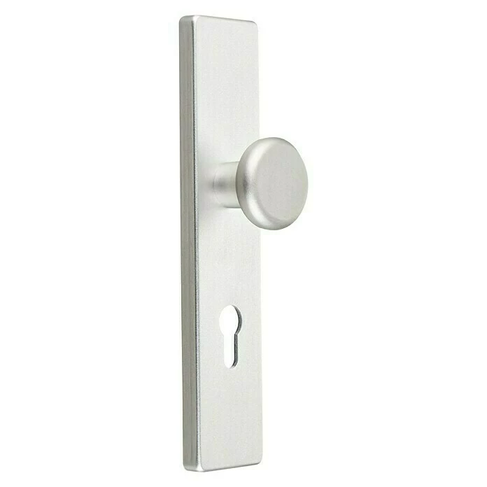 BAUHAUS Abus Schutzbeschlag SB 500 Wohnungsabschlusstür, Aluminium, Türstärke: 37 Mm - 42 Mm, Knopf Außen, Drücker Innen 1 BAUHAUS Abus Schutzbeschlag SB 500 Wohnungsabschlusstür, Aluminium, Türstärke: 37 Mm - 42 Mm, Knopf Außen, Drücker Innen