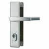 BAUHAUS Abus Schutzbeschlag HLZS814 Hauseingangstür, Aluminium, Türstärke: 52 Mm - 72 Mm, Drücker Beidseitig, Form Schild: Eckig