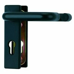 BAUHAUS Abus Schutzbeschlag KFG FS Feuerschutztür, Schwarz, Türstärke: 40 Mm - 66 Mm, Drücker Beidseitig