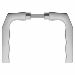 BAUHAUS Portaferm Drückerpaar HT Vierkantstift: 10 Mm, Türstärke: 65 Mm - 75 Mm, Aluminium