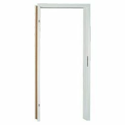 BAUHAUS GetaDoor Laminit Türzarge GL 223 860 X 1.985 Mm, Wandstärke: 145 Mm, DIN Anschlag: Links, Weiß Seidenmatt