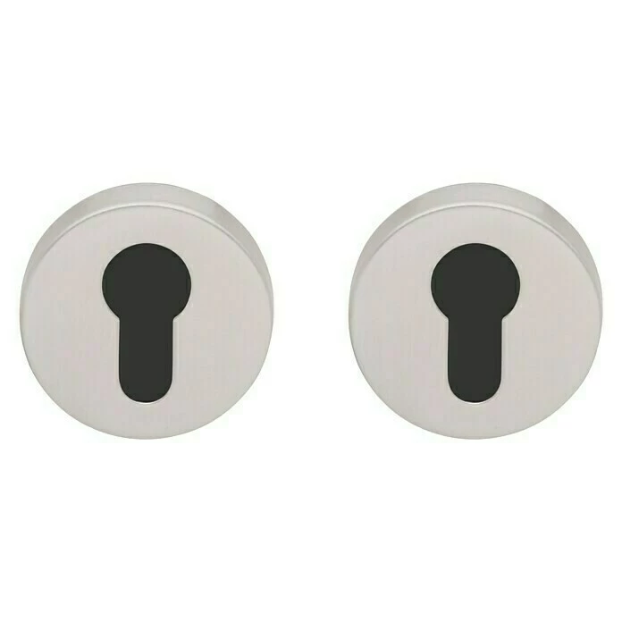 BAUHAUS Diamond Doors Schutzrosettenpaar Form Rosette: Rund, Edelstahl, Matt 1 BAUHAUS Diamond Doors Schutzrosettenpaar Form Rosette: Rund, Edelstahl, Matt