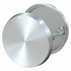 BAUHAUS Basi Blindrosette ZBR 3110 Durchmesser Rosette: 50 Mm, Türstärke: 38 Mm - 45 Mm