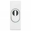 BAUHAUS Abus Sicherheitsrosette RSZS 316 Metalltür, Weiß, Stärke Schild/ Rosette: 16 Mm