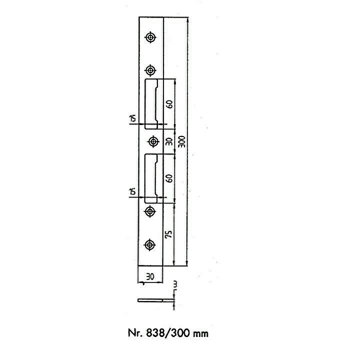 BAUHAUS Stabilit Lappenblech 300 X 30 Mm, Universell Einsetzbar 2 BAUHAUS Stabilit Lappenblech 300 X 30 Mm, Universell Einsetzbar – Bild 2