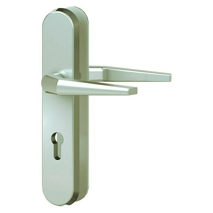 BAUHAUS Basi Schutzbeschlag ES0 VMS Hauseingangstür, Champagnerfarben, Türstärke: 38 Mm - 42 Mm, Drücker Beidseitig 1 BAUHAUS Basi Schutzbeschlag ES0 VMS Hauseingangstür, Champagnerfarben, Türstärke: 38 Mm - 42 Mm, Drücker Beidseitig