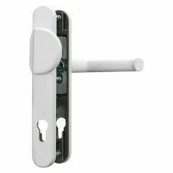 BAUHAUS Abus Schutzbeschlag SRG 92 N Schmalrahmen, Weiß, Türstärke: 59 Mm - 69 Mm, Knopf Außen, Drücker Innen