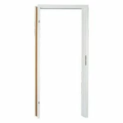 BAUHAUS GetaDoor Laminit Türzarge GL 223 735 X 1.985 Mm, Wandstärke: 100 Mm, DIN Anschlag: Links, Weiß Seidenmatt