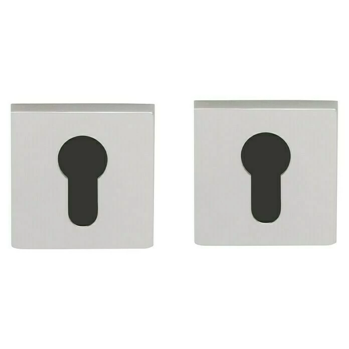 BAUHAUS Diamond Doors Schutzrosettenpaar Form Rosette: Eckig, Edelstahl, Matt 1 BAUHAUS Diamond Doors Schutzrosettenpaar Form Rosette: Eckig, Edelstahl, Matt