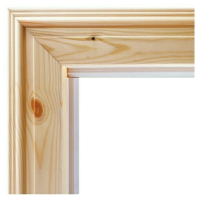 BAUHAUS Kilsgaard Türzarge Profiliert 735 X 1.985 Mm, Wandstärke: 100 Mm, DIN Anschlag: Rechts, Kiefer 2 BAUHAUS Kilsgaard Türzarge Profiliert 735 X 1.985 Mm, Wandstärke: 100 Mm, DIN Anschlag: Rechts, Kiefer – Bild 2