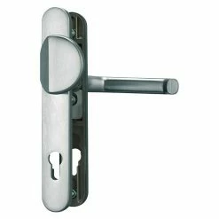 BAUHAUS Abus Schutzbeschlag SRG92 N Schmalrahmen, Aluminium, Türstärke: 57 Mm - 65 Mm, Knopf Außen, Drücker Innen