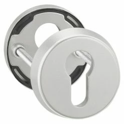 BAUHAUS Portaferm Schutzrosettenpaar Hauseingangstür, Türstärke: 0 Mm - 68 Mm, Stahl, 2 Stk.